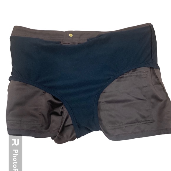 Women’s brown Kim Rogers Swim Shorts - Picture 6 of 8